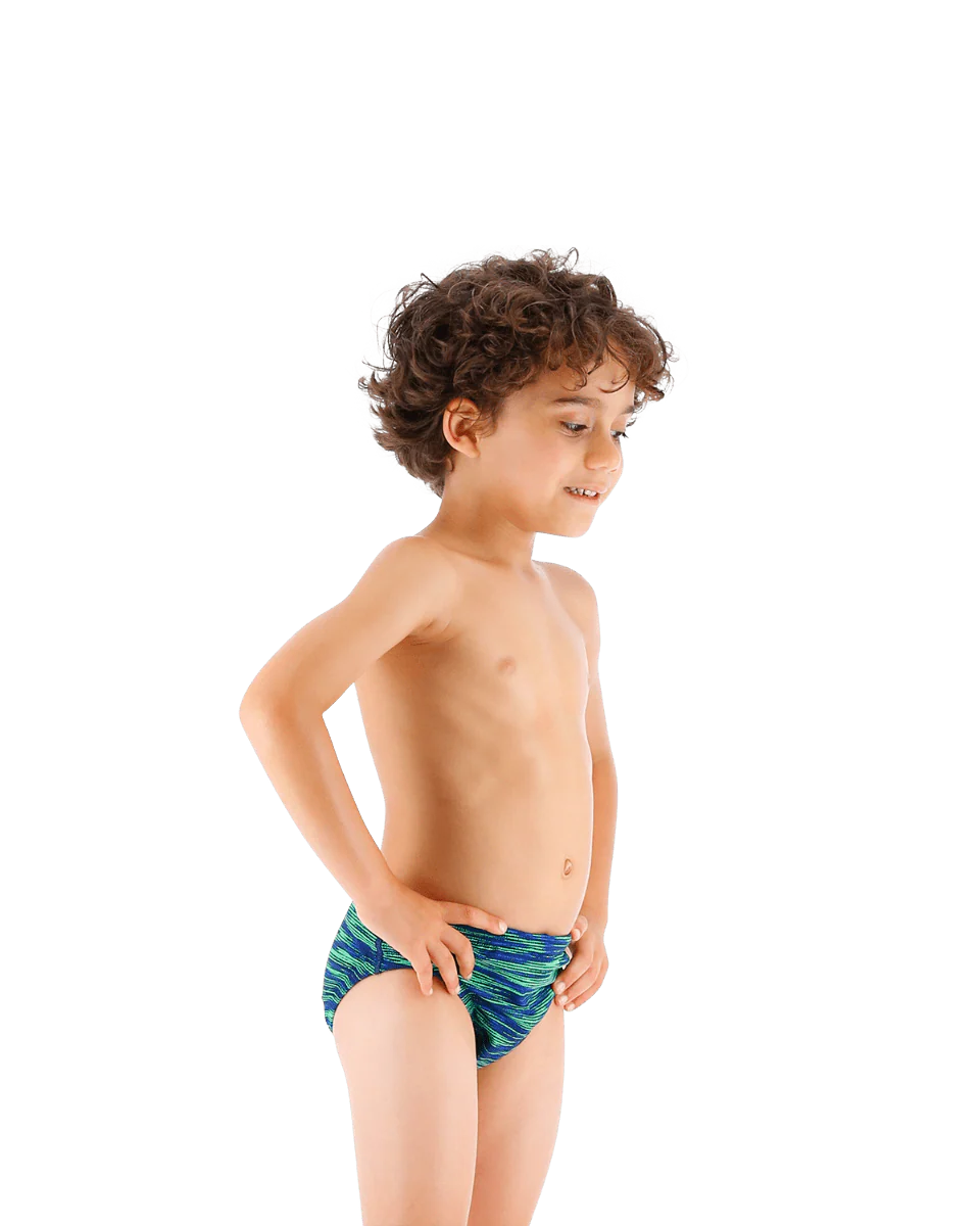 Durafast Elite® Boy's Brief Swimsuit - Fizzy 30 Durafast Elite® Boy's Brief Swimsuit - Fizzy