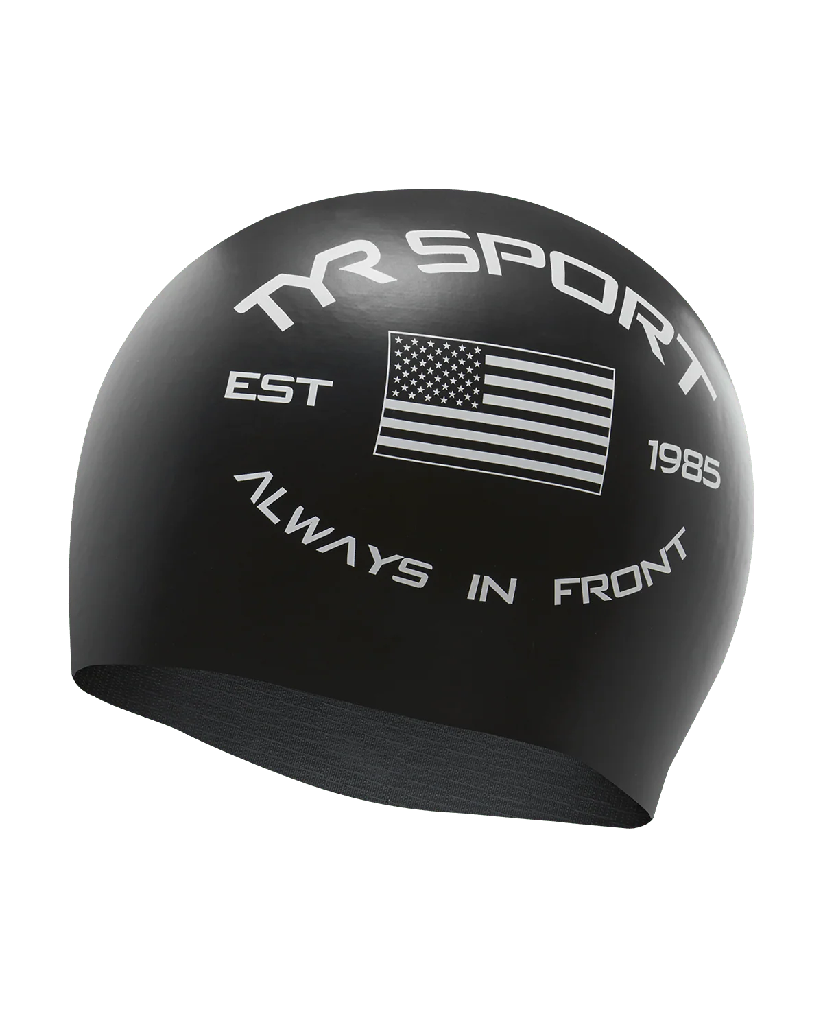 Adult Silicone Swim Cap - "Always in Front"