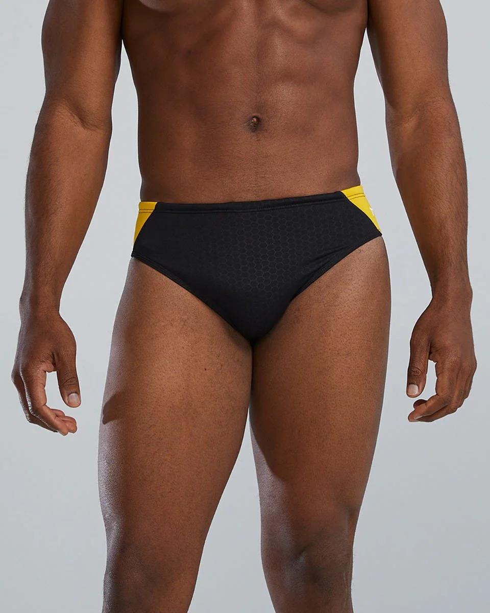 Durafast Elite® Men's Blade Splice Brief Swimsuit - Hexa