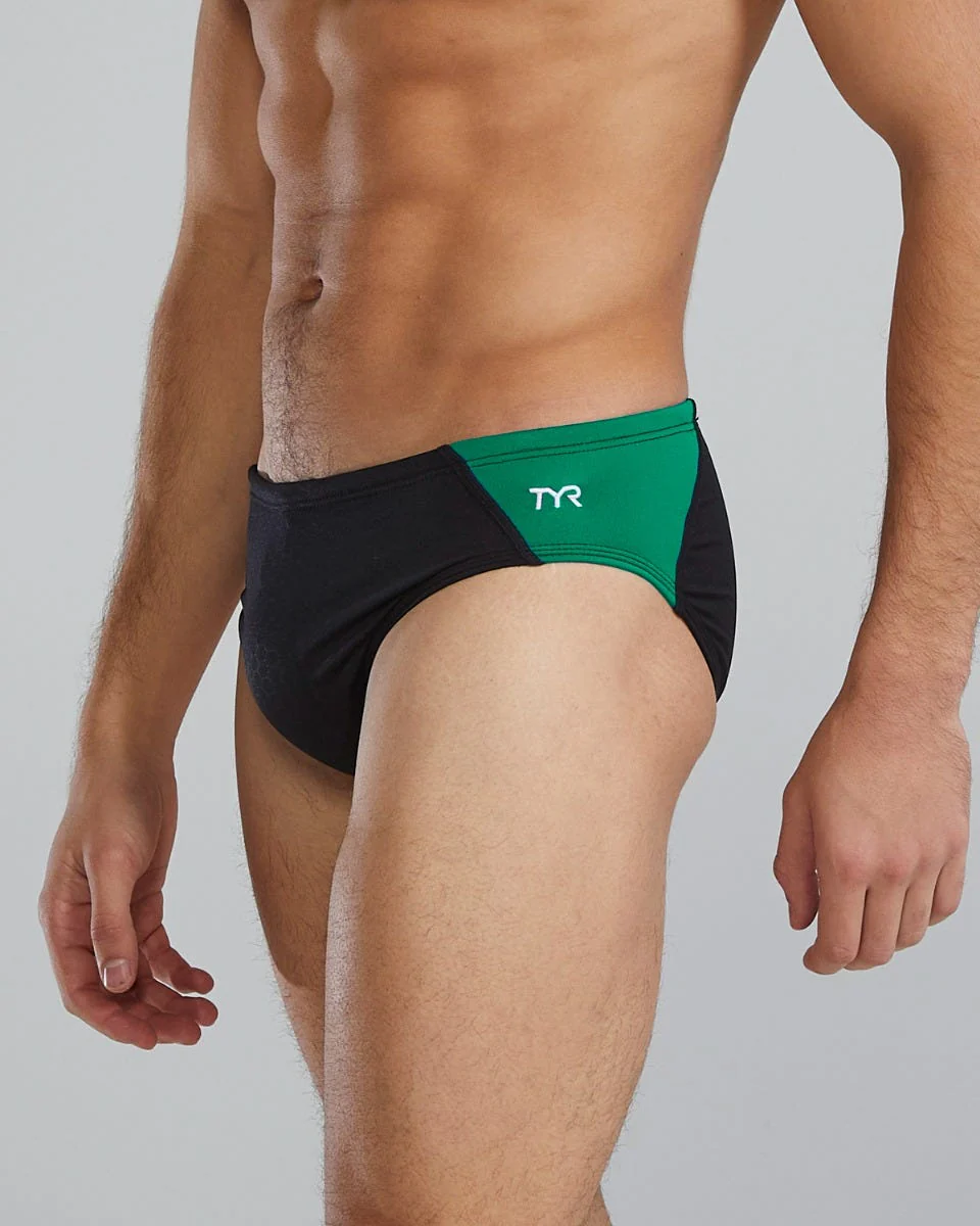 Durafast Elite® Men's Blade Splice Brief Swimsuit - Hexa 11 Durafast Elite® Men's Blade Splice Brief Swimsuit - Hexa
