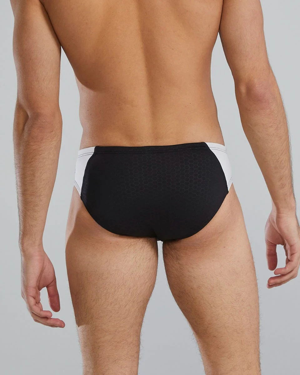Durafast Elite® Men's Blade Splice Brief Swimsuit - Hexa 14 Durafast Elite® Men's Blade Splice Brief Swimsuit - Hexa