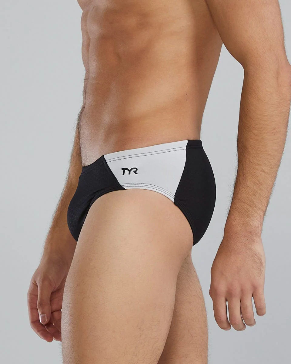 Durafast Elite® Men's Blade Splice Brief Swimsuit - Hexa 15 Durafast Elite® Men's Blade Splice Brief Swimsuit - Hexa