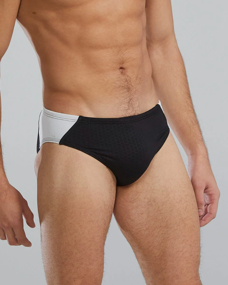 Durafast Elite® Men's Blade Splice Brief Swimsuit - Hexa 16 Durafast Elite® Men's Blade Splice Brief Swimsuit - Hexa