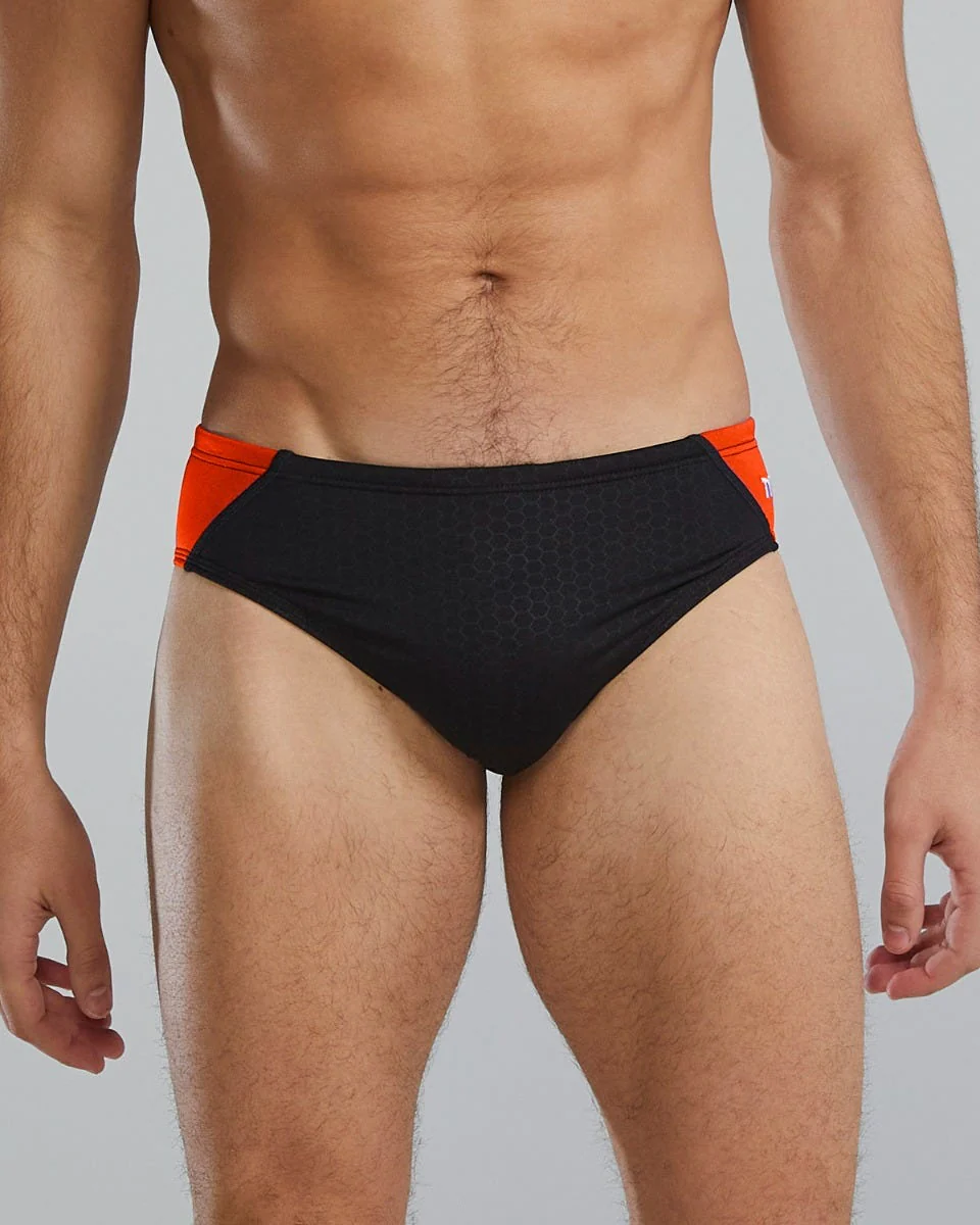 Durafast Elite® Men's Blade Splice Brief Swimsuit - Hexa 17 Durafast Elite® Men's Blade Splice Brief Swimsuit - Hexa