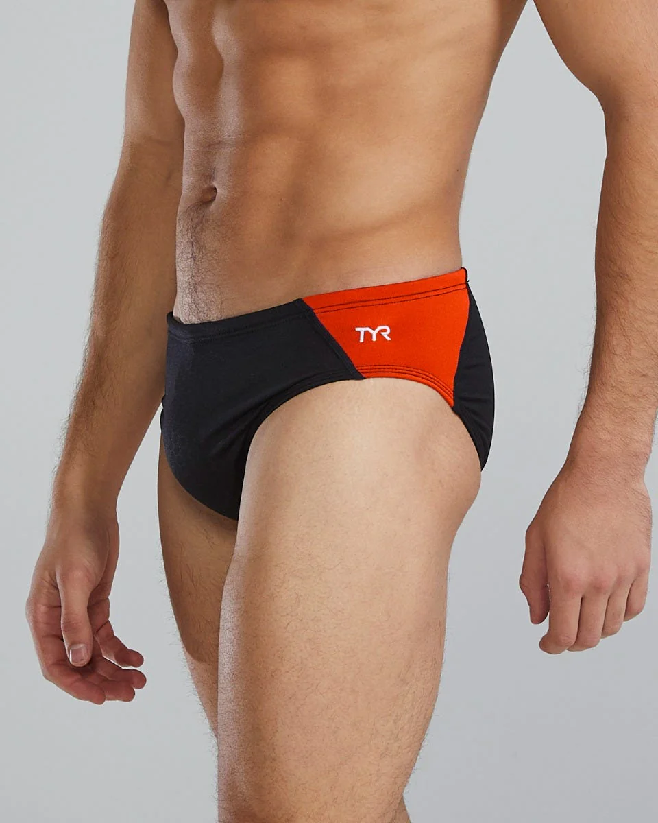 Durafast Elite® Men's Blade Splice Brief Swimsuit - Hexa 19 Durafast Elite® Men's Blade Splice Brief Swimsuit - Hexa