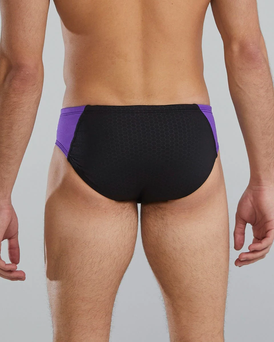 Durafast Elite® Men's Blade Splice Brief Swimsuit - Hexa 22 Durafast Elite® Men's Blade Splice Brief Swimsuit - Hexa