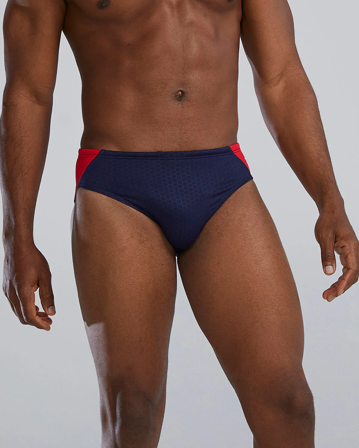 Durafast Elite® Men's Blade Splice Brief Swimsuit - Hexa 32 Durafast Elite® Men's Blade Splice Brief Swimsuit - Hexa
