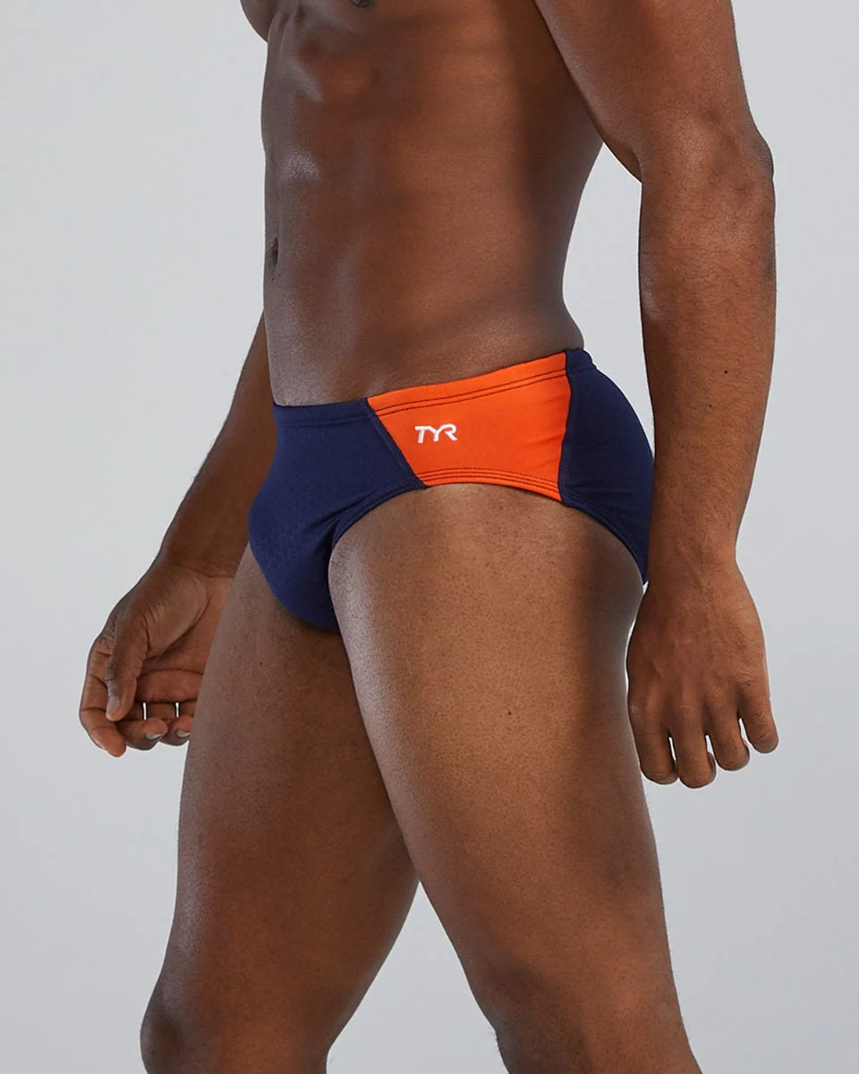 Durafast Elite® Men's Blade Splice Brief Swimsuit - Hexa 35 Durafast Elite® Men's Blade Splice Brief Swimsuit - Hexa