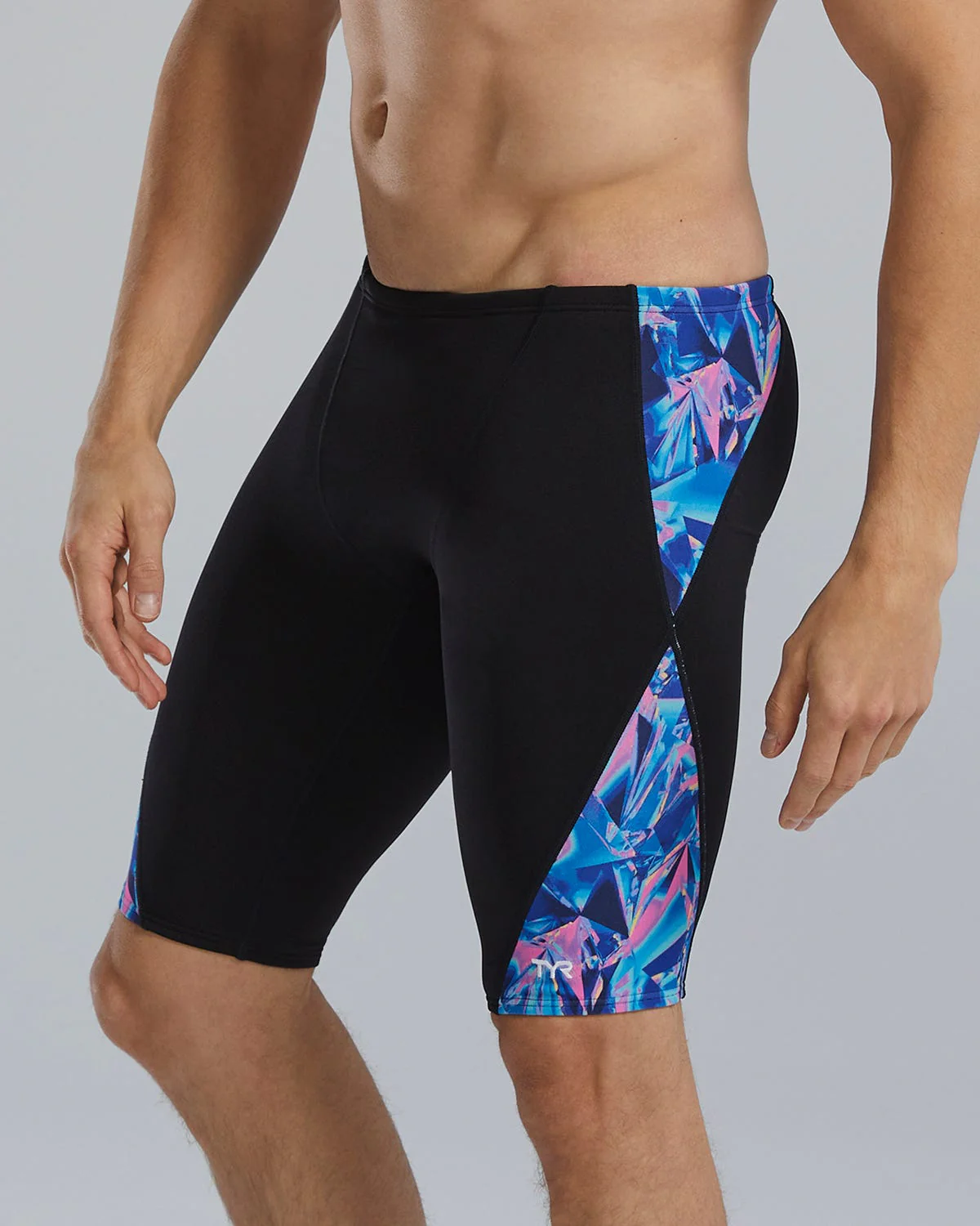 Durafast Elite® Men's Blade Splice Jammer Swimsuit - Crystalized