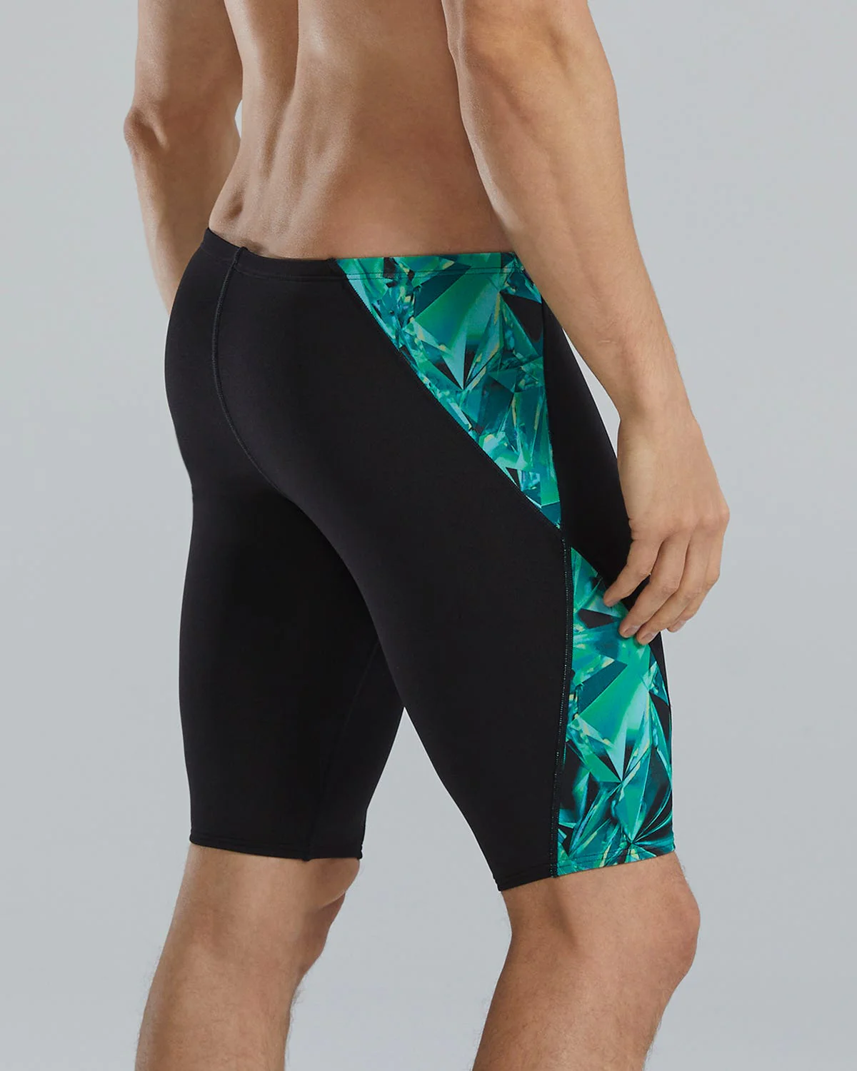 Durafast Elite® Men's Blade Splice Jammer Swimsuit - Crystalized 12 Durafast Elite® Men's Blade Splice Jammer Swimsuit - Crystalized