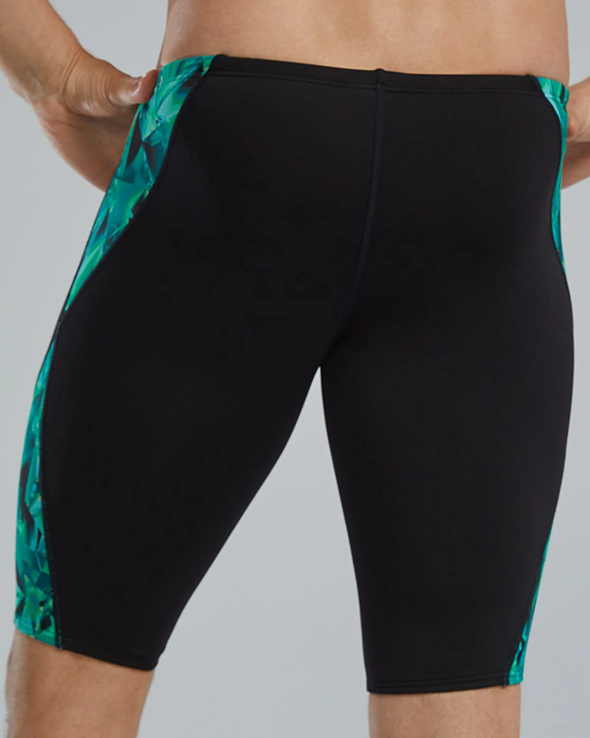 Durafast Elite® Men's Blade Splice Jammer Swimsuit - Crystalized 14 Durafast Elite® Men's Blade Splice Jammer Swimsuit - Crystalized