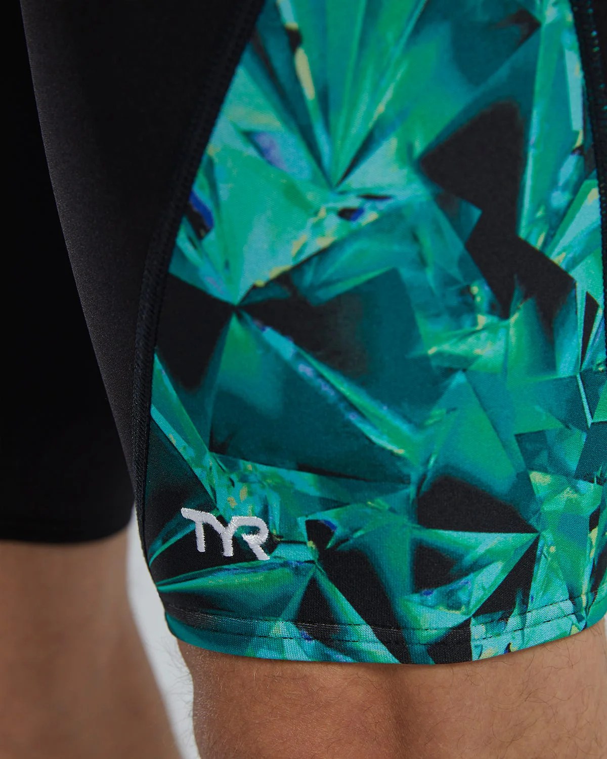 Durafast Elite® Men's Blade Splice Jammer Swimsuit - Crystalized 15 Durafast Elite® Men's Blade Splice Jammer Swimsuit - Crystalized