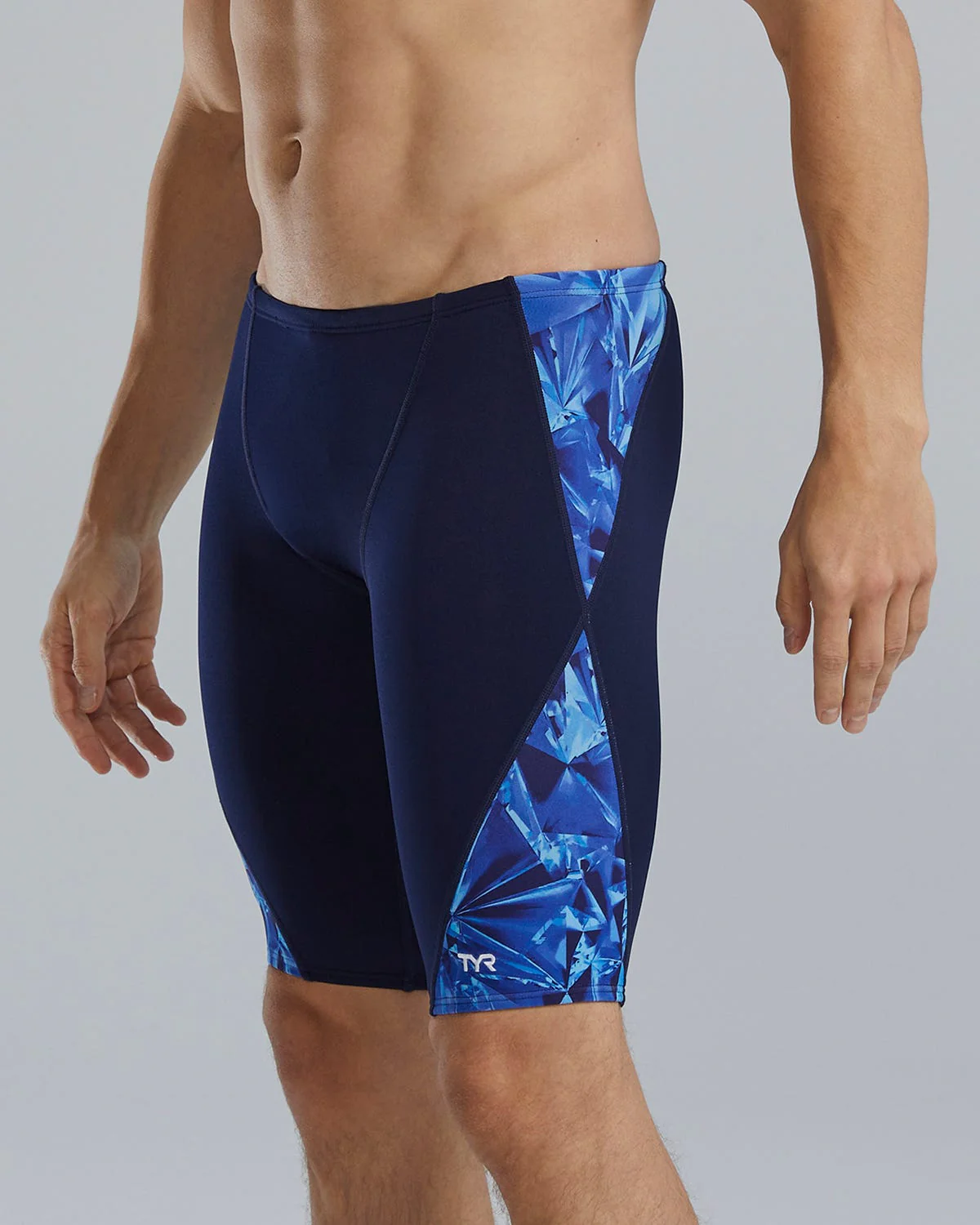 Durafast Elite® Men's Blade Splice Jammer Swimsuit - Crystalized 19 Durafast Elite® Men's Blade Splice Jammer Swimsuit - Crystalized