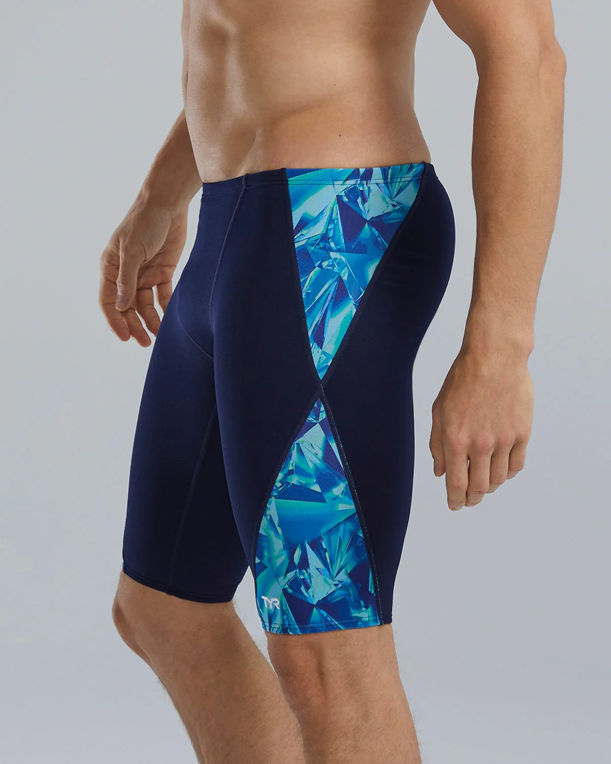 Durafast Elite® Men's Blade Splice Jammer Swimsuit - Crystalized 27 Durafast Elite® Men's Blade Splice Jammer Swimsuit - Crystalized