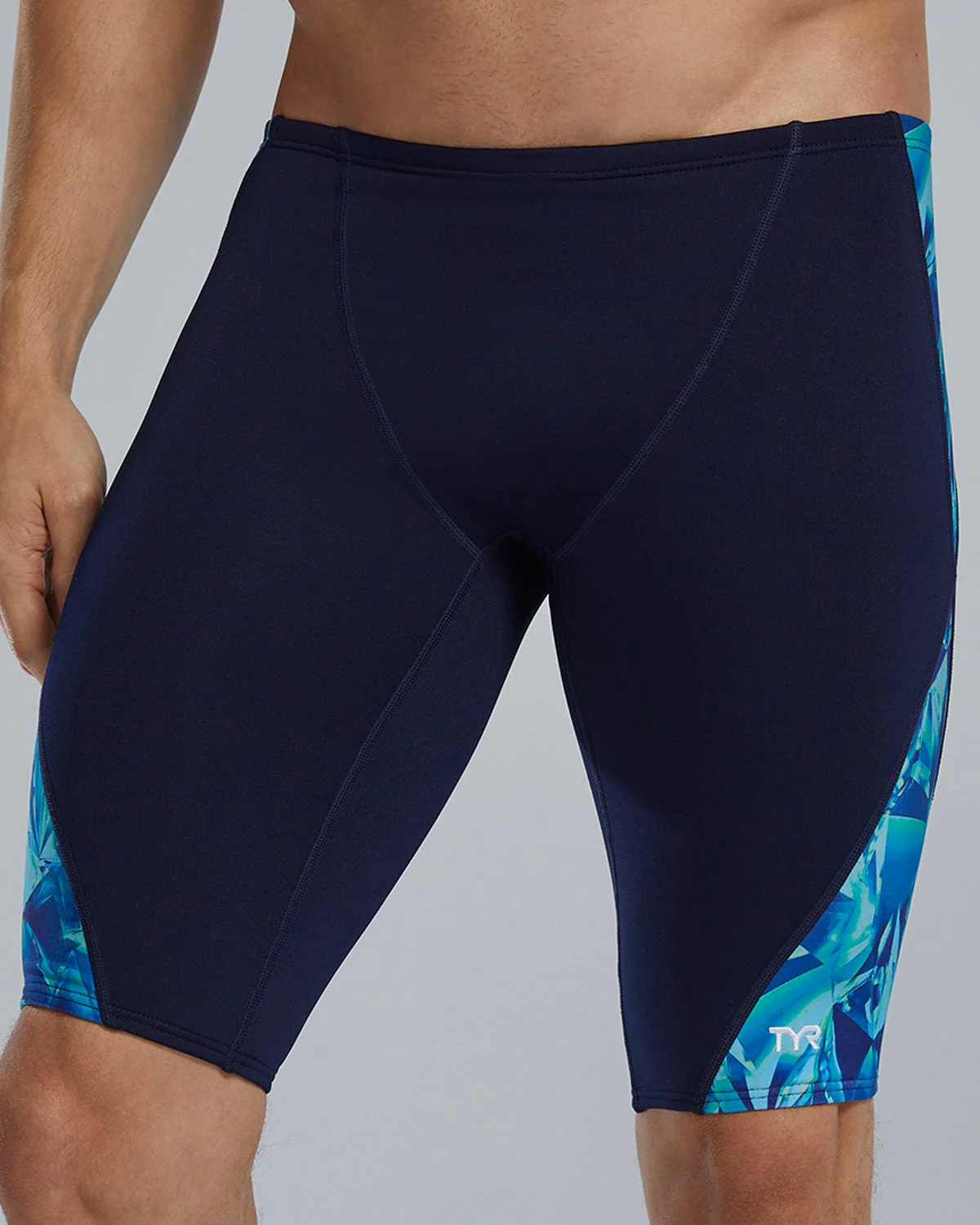 Durafast Elite® Men's Blade Splice Jammer Swimsuit - Crystalized 29 Durafast Elite® Men's Blade Splice Jammer Swimsuit - Crystalized