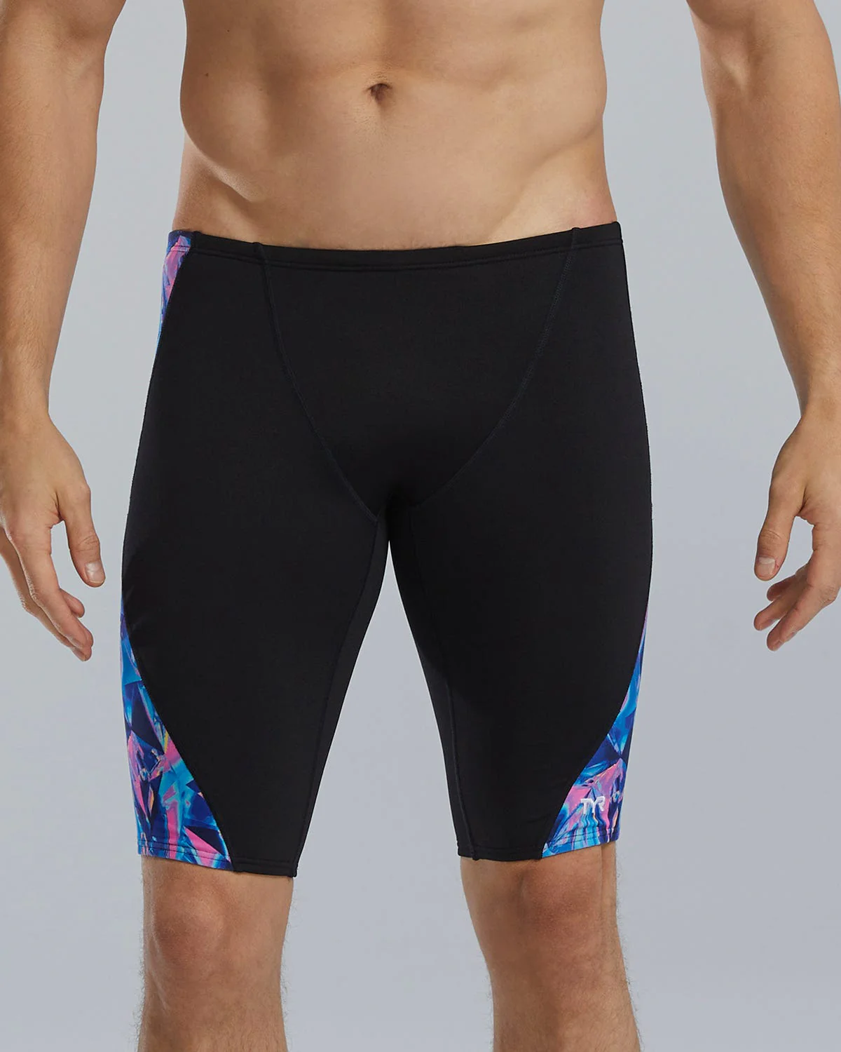 Durafast Elite® Men's Blade Splice Jammer Swimsuit - Crystalized 3 Durafast Elite® Men's Blade Splice Jammer Swimsuit - Crystalized