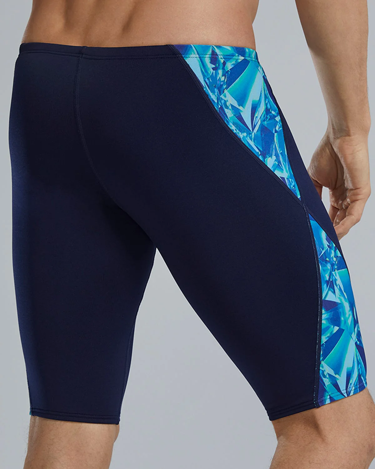 Durafast Elite® Men's Blade Splice Jammer Swimsuit - Crystalized 30 Durafast Elite® Men's Blade Splice Jammer Swimsuit - Crystalized
