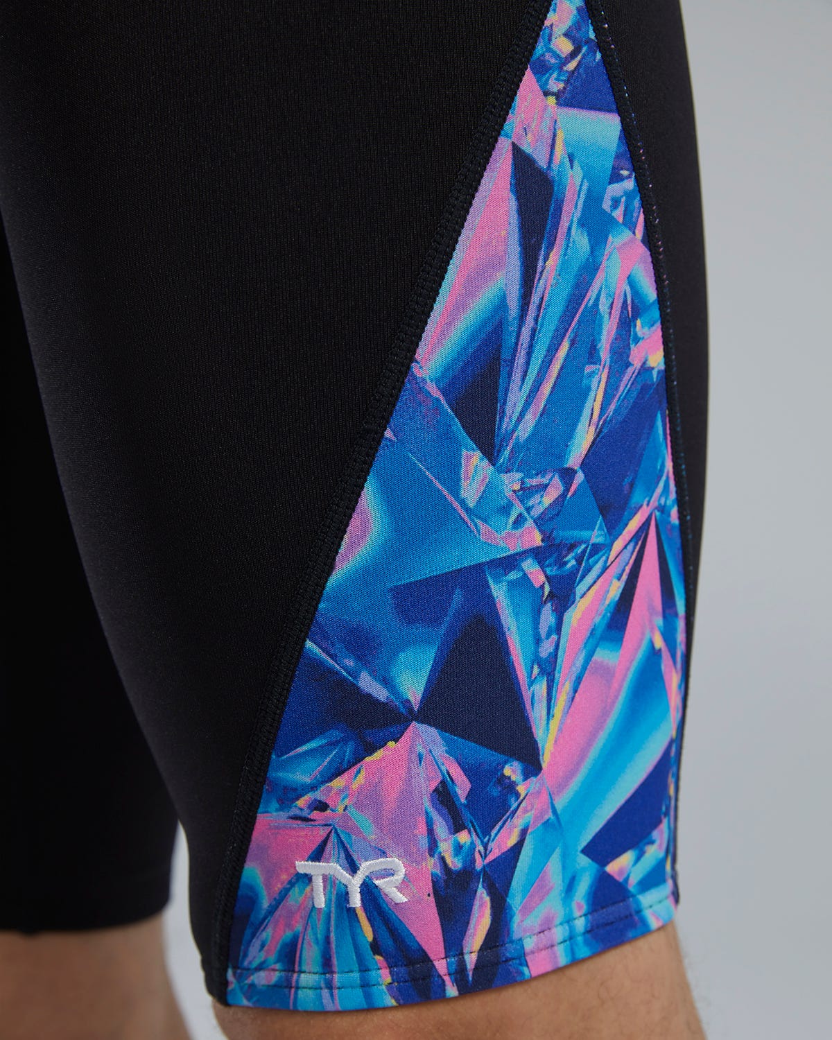 Durafast Elite® Men's Blade Splice Jammer Swimsuit - Crystalized 6 Durafast Elite® Men's Blade Splice Jammer Swimsuit - Crystalized