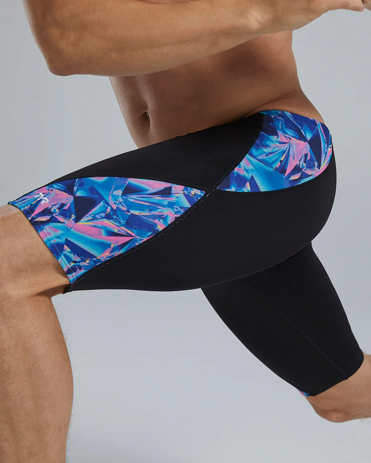 Durafast Elite® Men's Blade Splice Jammer Swimsuit - Crystalized 8 Durafast Elite® Men's Blade Splice Jammer Swimsuit - Crystalized