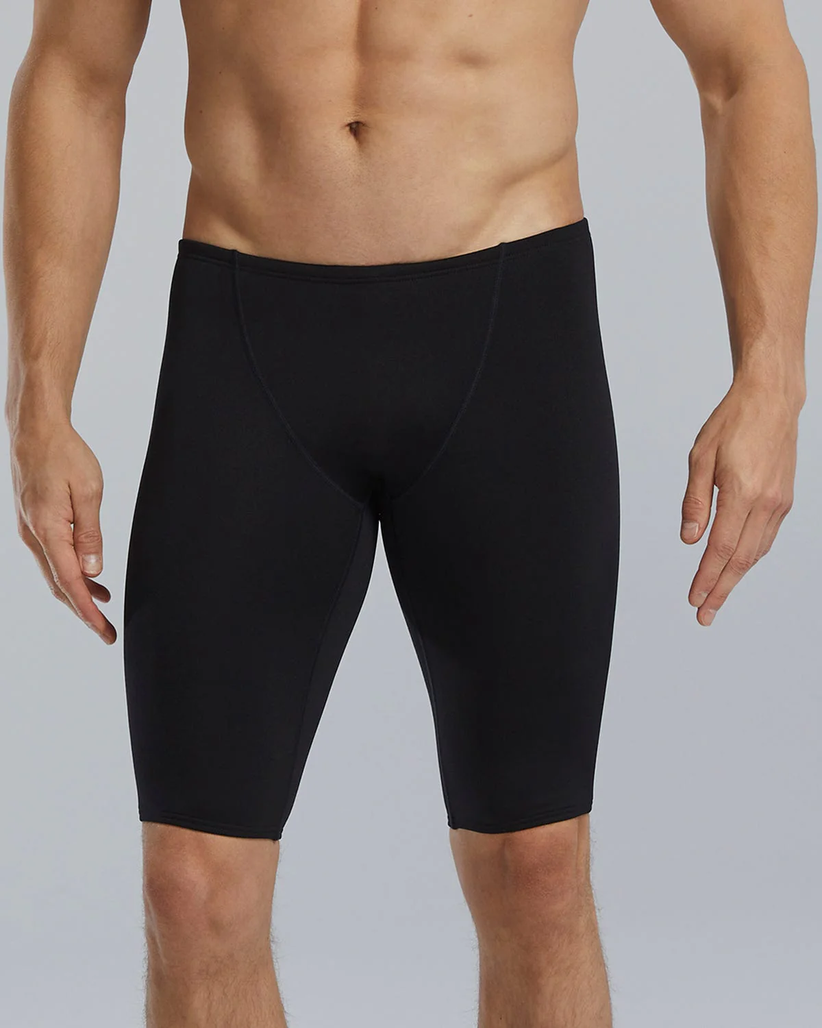 Durafast Elite® Men's Large Logo Jammer Swimsuit - Solid 2 Durafast Elite® Men's Large Logo Jammer Swimsuit - Solid