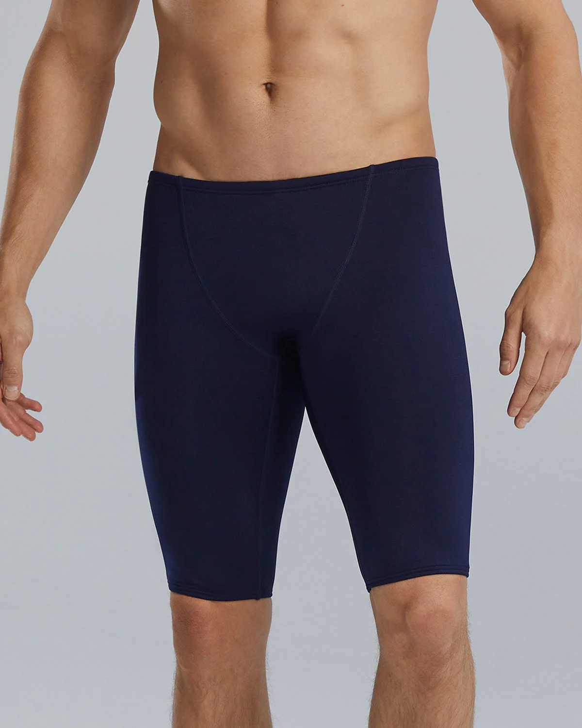 Durafast Elite® Men's Large Logo Jammer Swimsuit - Solid 9 Durafast Elite® Men's Large Logo Jammer Swimsuit - Solid
