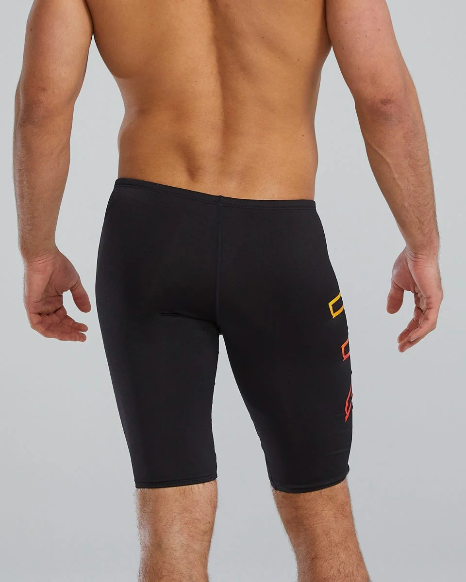 Durafast Elite® Men's Large Logo Jammer Swimsuit - Solid 10 Durafast Elite® Men's Large Logo Jammer Swimsuit - Solid