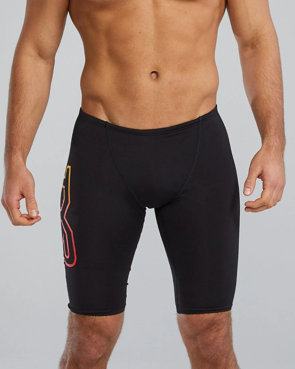 Durafast Elite® Men's Large Logo Jammer Swimsuit - Solid 9 Durafast Elite® Men's Large Logo Jammer Swimsuit - Solid