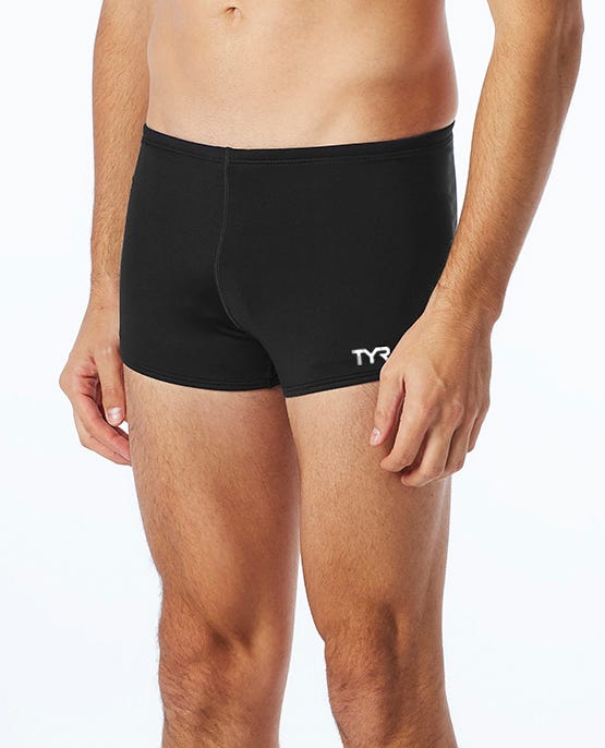 Durafast Elite® Men'sSquare Leg Swimsuit - Solid 1 Durafast Elite® Men'sSquare Leg Swimsuit - Solid