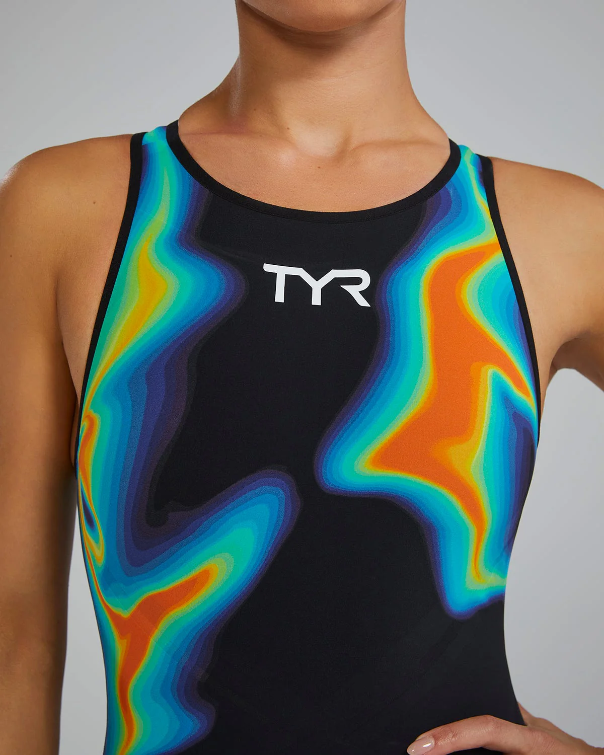 Women's Venzo Open Back Tech Suit - Infrared 21 Women's Venzo Open Back Tech Suit