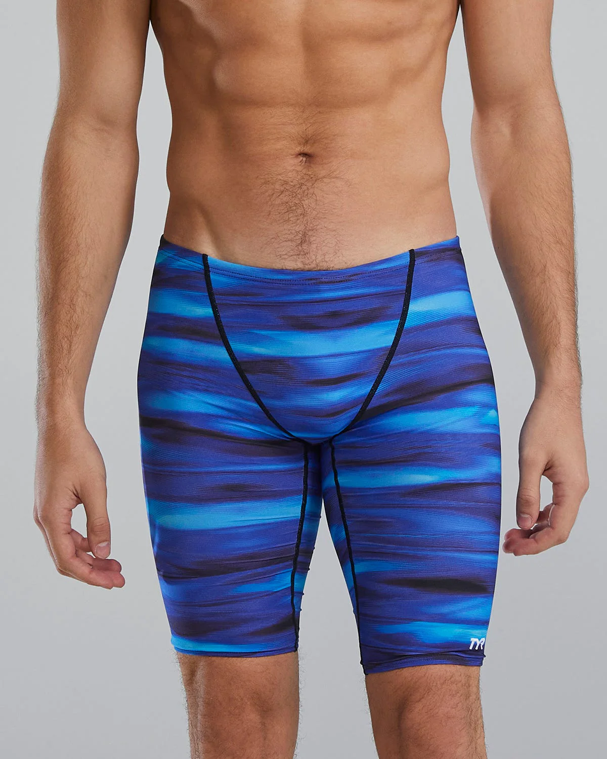 Durafast Lite® Men's Blade Splice Jammer Swimsuit - Technowave 1 Durafast Lite® Men's Blade Splice Jammer Swimsuit - Technowave