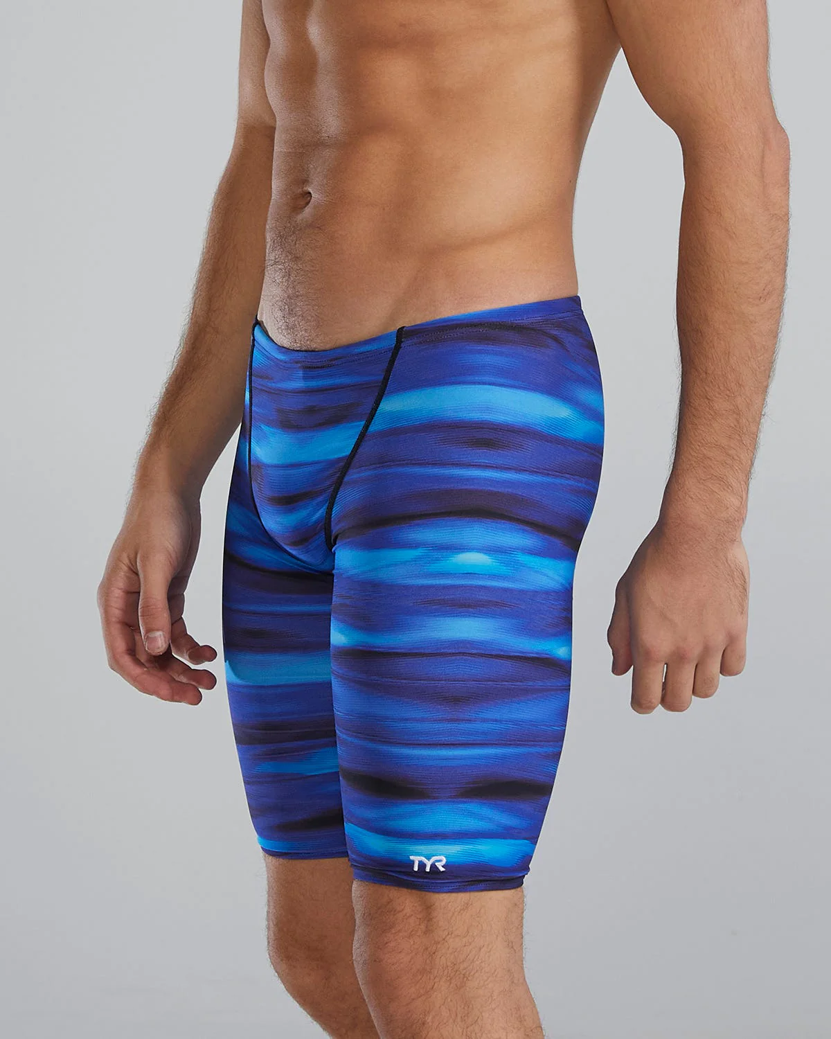 Durafast Lite® Men's Blade Splice Jammer Swimsuit - Technowave 3 Durafast Lite® Men's Blade Splice Jammer Swimsuit - Technowave