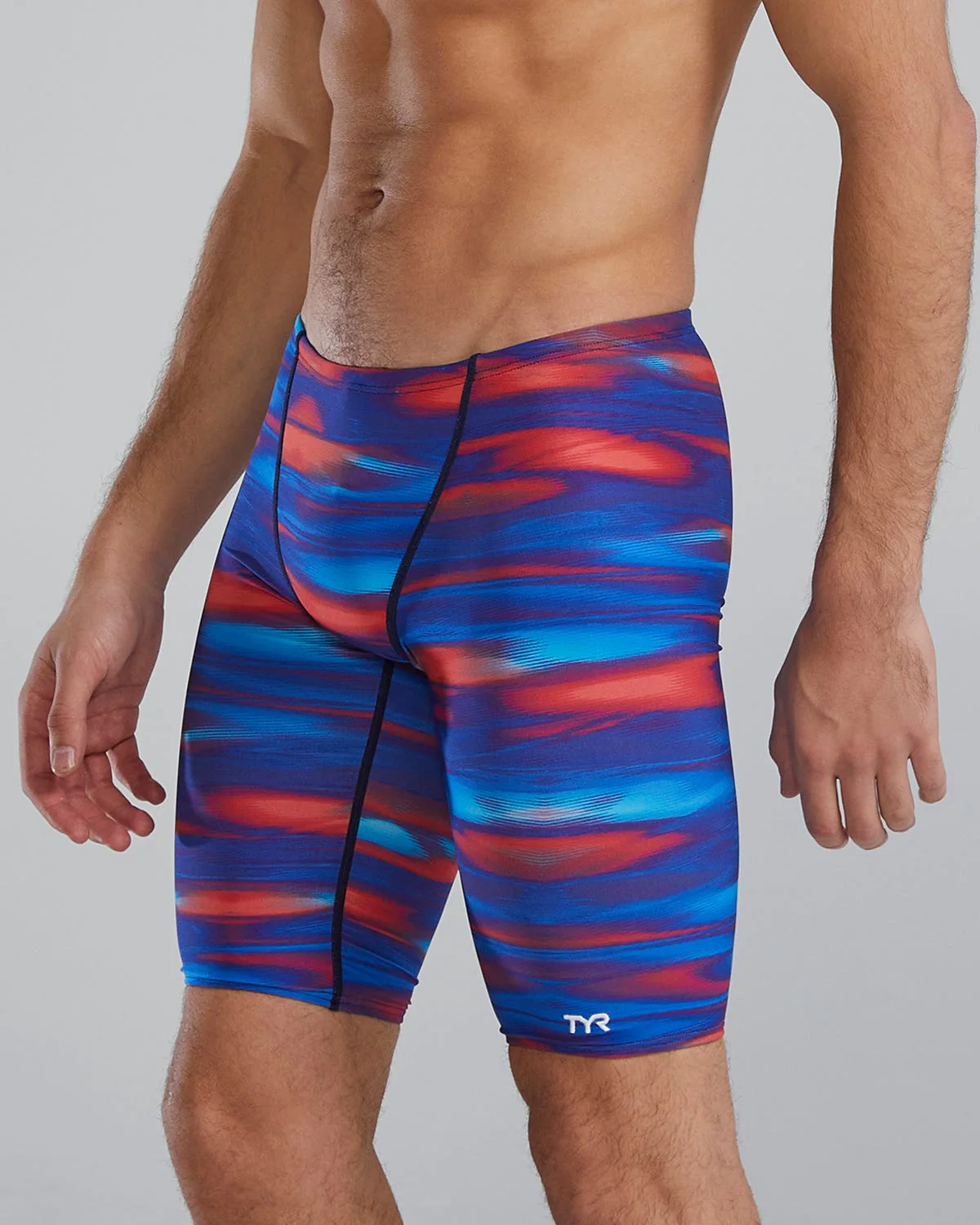 Durafast Lite® Men's Blade Splice Jammer Swimsuit - Technowave 35 Durafast Lite® Men's Blade Splice Jammer Swimsuit - Technowave