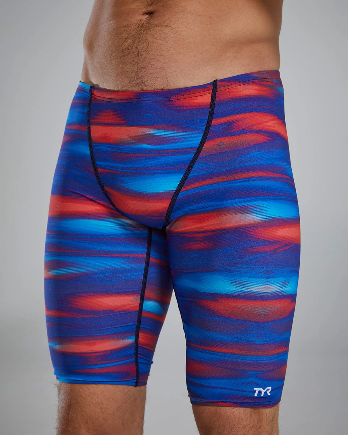 Durafast Lite® Men's Blade Splice Jammer Swimsuit - Technowave 40 Durafast Lite® Men's Blade Splice Jammer Swimsuit - Technowave