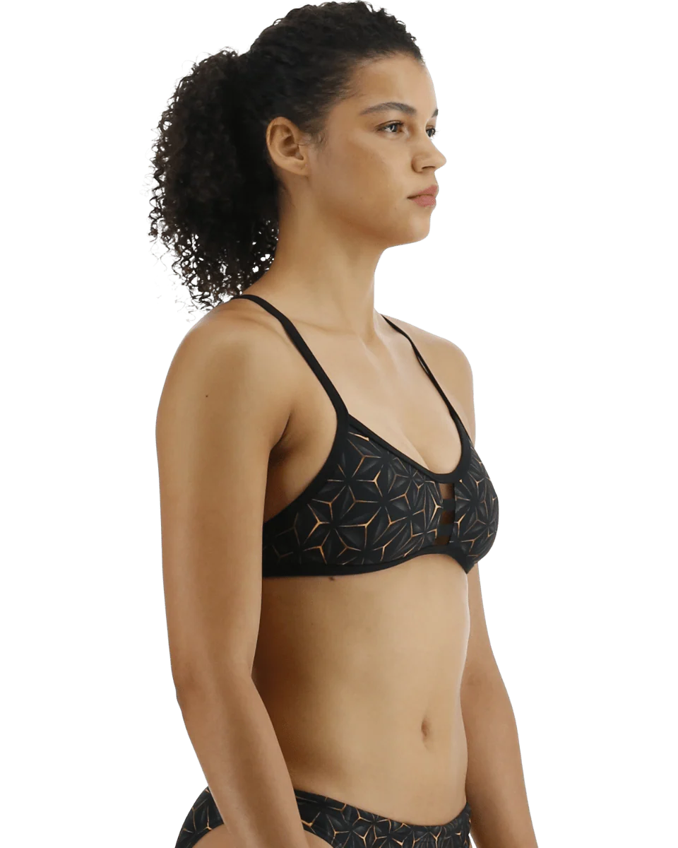 Durafast Elite® Women's PacificTieback Top Swimsuit - Obsidian 6 Durafast Elite® Women's PacificTieback Top Swimsuit - Obsidian