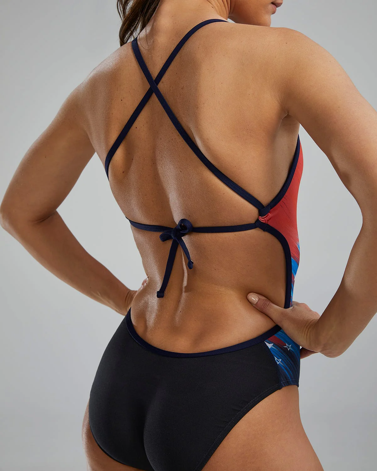 Durafast® EliteWomen's CrosscutTieback Swimsuit - Valiance 7 Durafast® EliteWomen's CrosscutTieback Swimsuit - Valiance