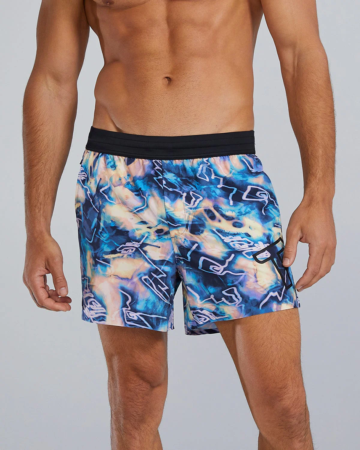 Hydrosphere™ - Men's Unbroken Shorts - Unlined 5" - Voltage Pazzo