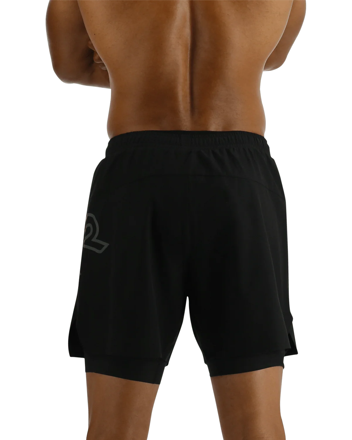 Hydrosphere™ Men's Lined 6" Momentum Big Logo Shorts - Solid 2 Hydrosphere™ Men's Lined 6" Momentum Big Logo Shorts - Solid