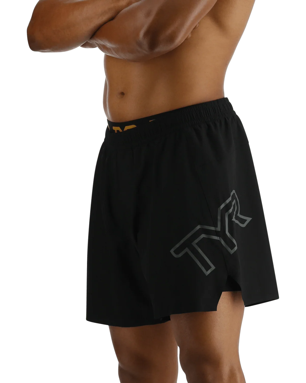Hydrosphere™ Men's Unlined 6" Momentum Big Logo Shorts - Solid 3 Hydrosphere™ Men's Unlined 6" Momentum Big Logo Shorts - Solid