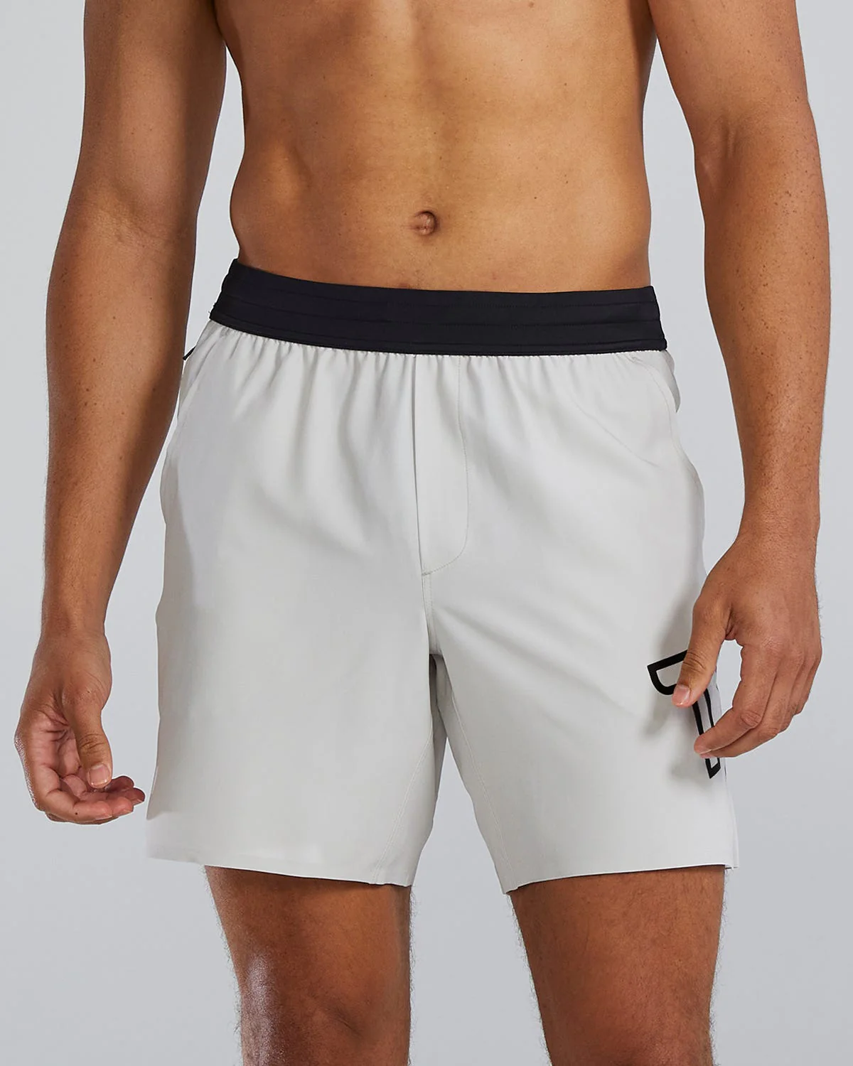 Hydrosphere™ Men's Unlined 7" Unbroken Big Logo Shorts - Solid