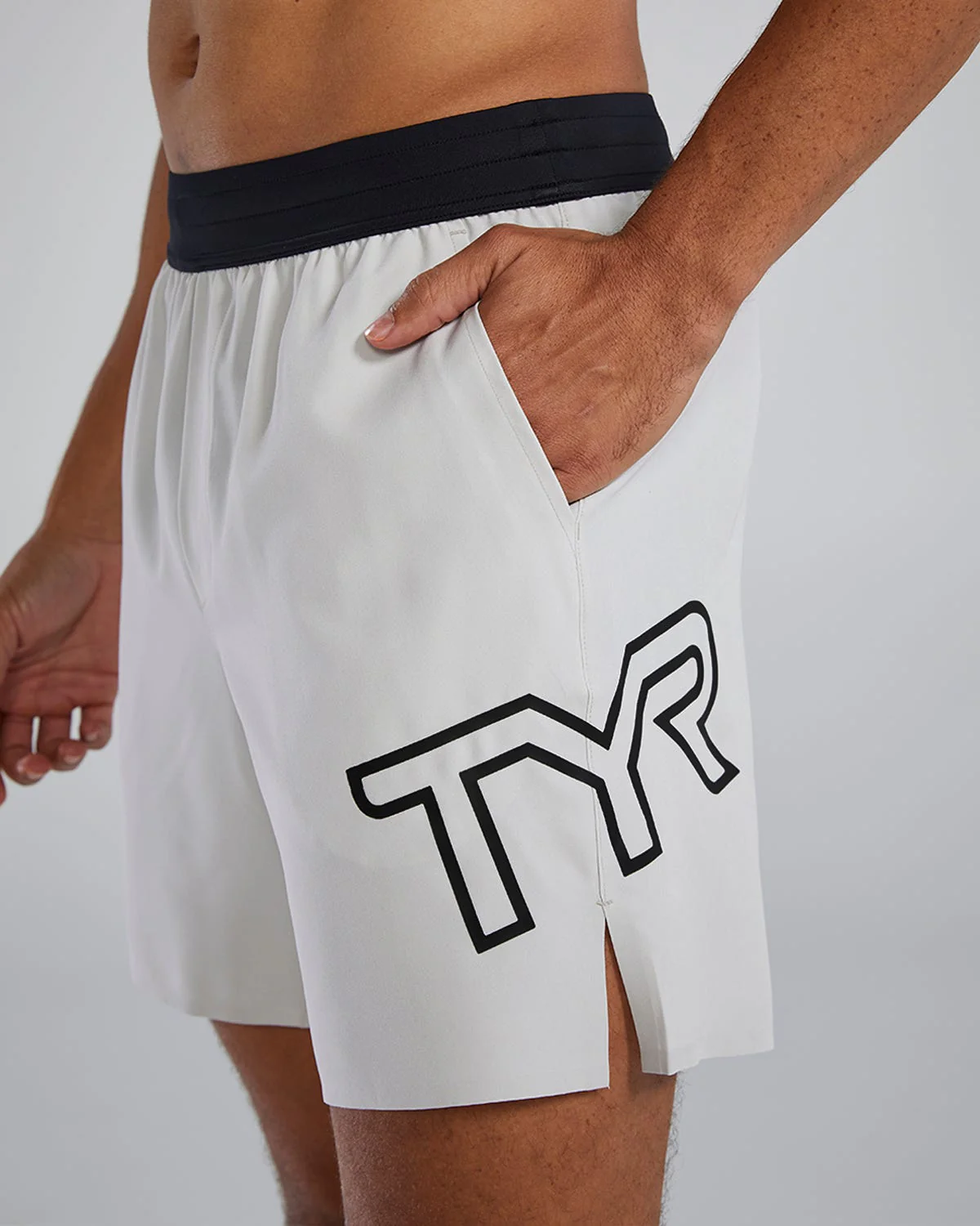 Hydrosphere™ Men's Unlined 7" Unbroken Big Logo Shorts - Solid 13 Hydrosphere™ Men's Unlined 7" Unbroken Big Logo Shorts - Solid