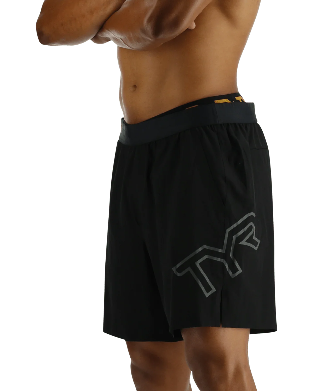 Hydrosphere™ Men's Unlined 7" Unbroken Big Logo Shorts - Solid 18 Hydrosphere™ Men's Unlined 7" Unbroken Big Logo Shorts - Solid