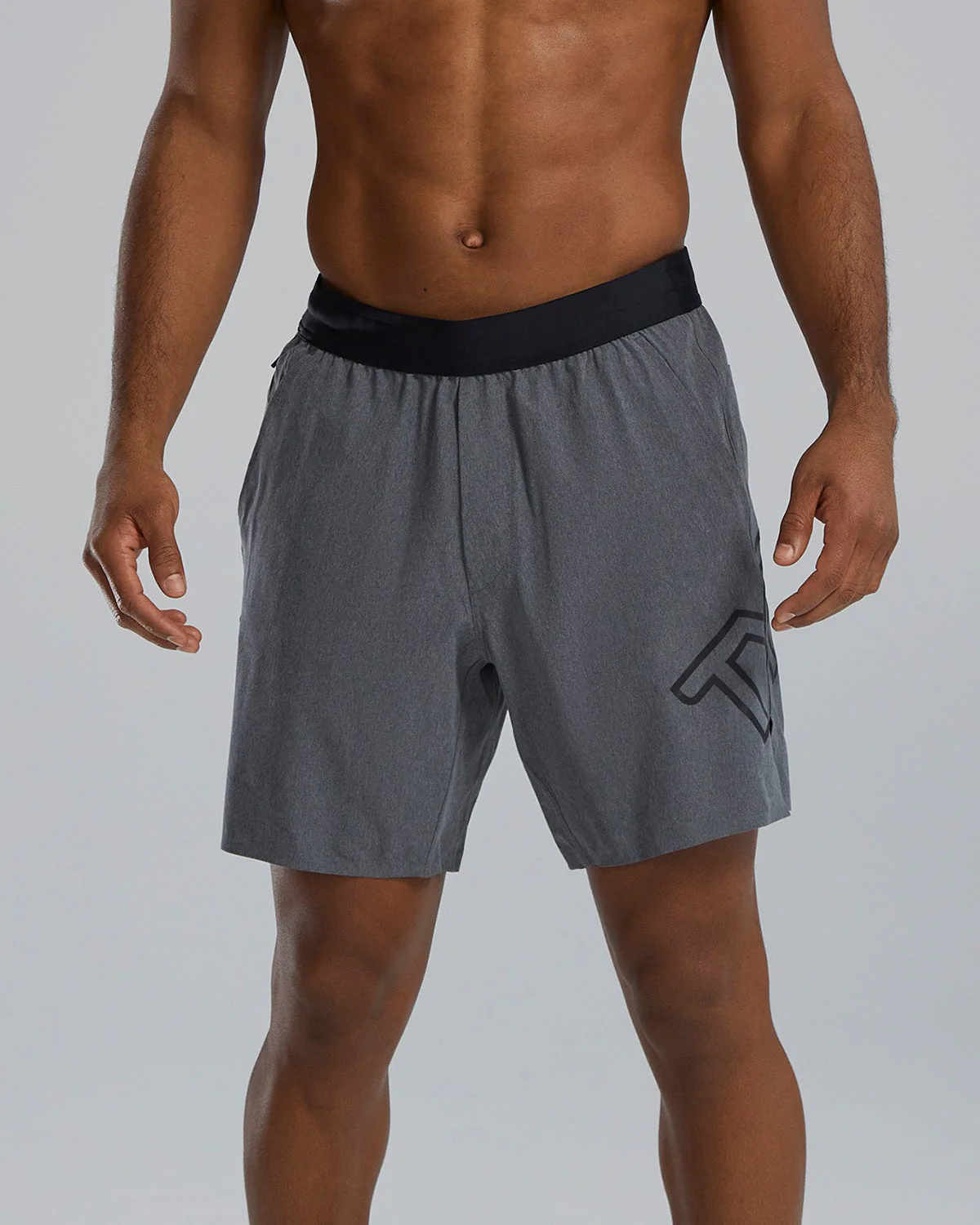 Hydrosphere™ Men's Unlined 7" Unbroken Big Logo Shorts - Solid 22 Hydrosphere™ Men's Unlined 7" Unbroken Big Logo Shorts - Solid
