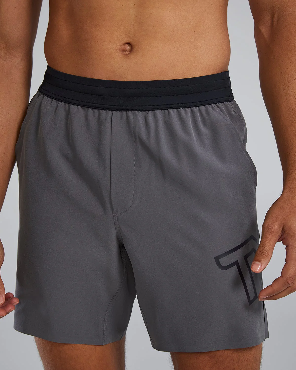 Hydrosphere™ Men's Unlined 7" Unbroken Big Logo Shorts - Solid 5 Hydrosphere™ Men's Unlined 7" Unbroken Big Logo Shorts - Solid