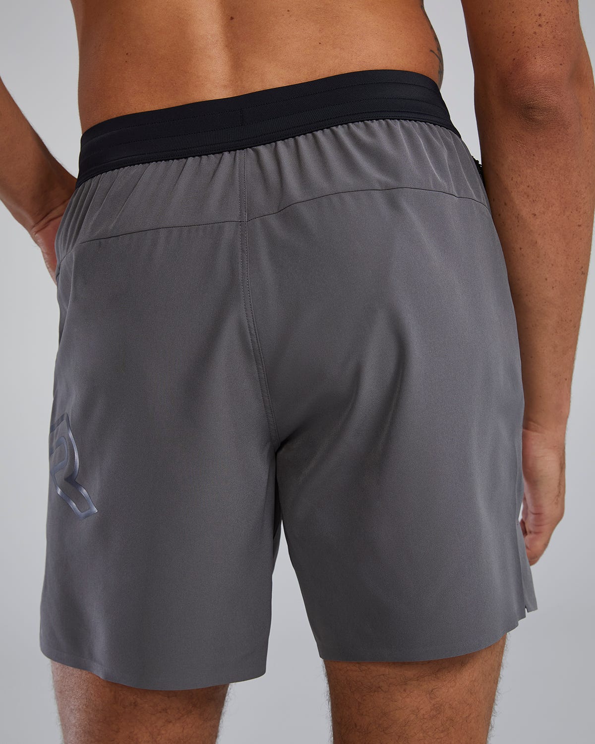 Hydrosphere™ Men's Unlined 7" Unbroken Big Logo Shorts - Solid 7 Hydrosphere™ Men's Unlined 7" Unbroken Big Logo Shorts - Solid