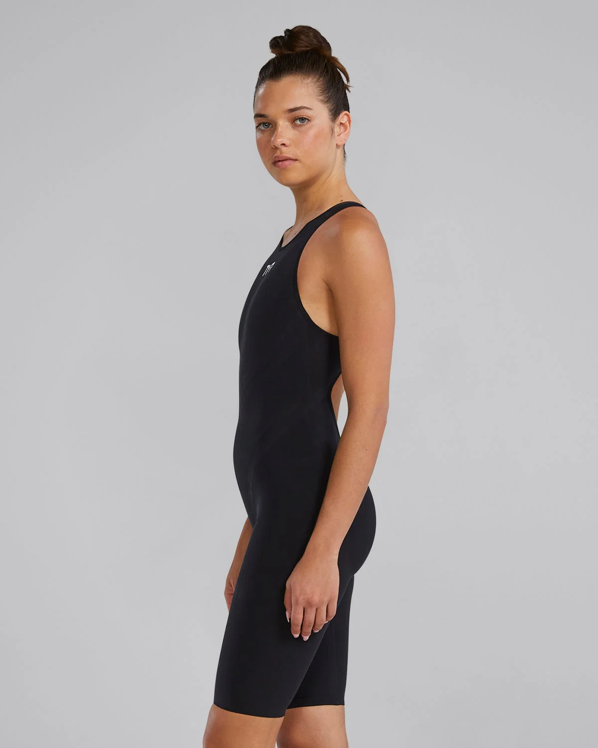 Women's Venzo Phantom Open Back Tech Suit - Solid 3 Women's Venzo Phantom Open Back Tech Suit - Solid