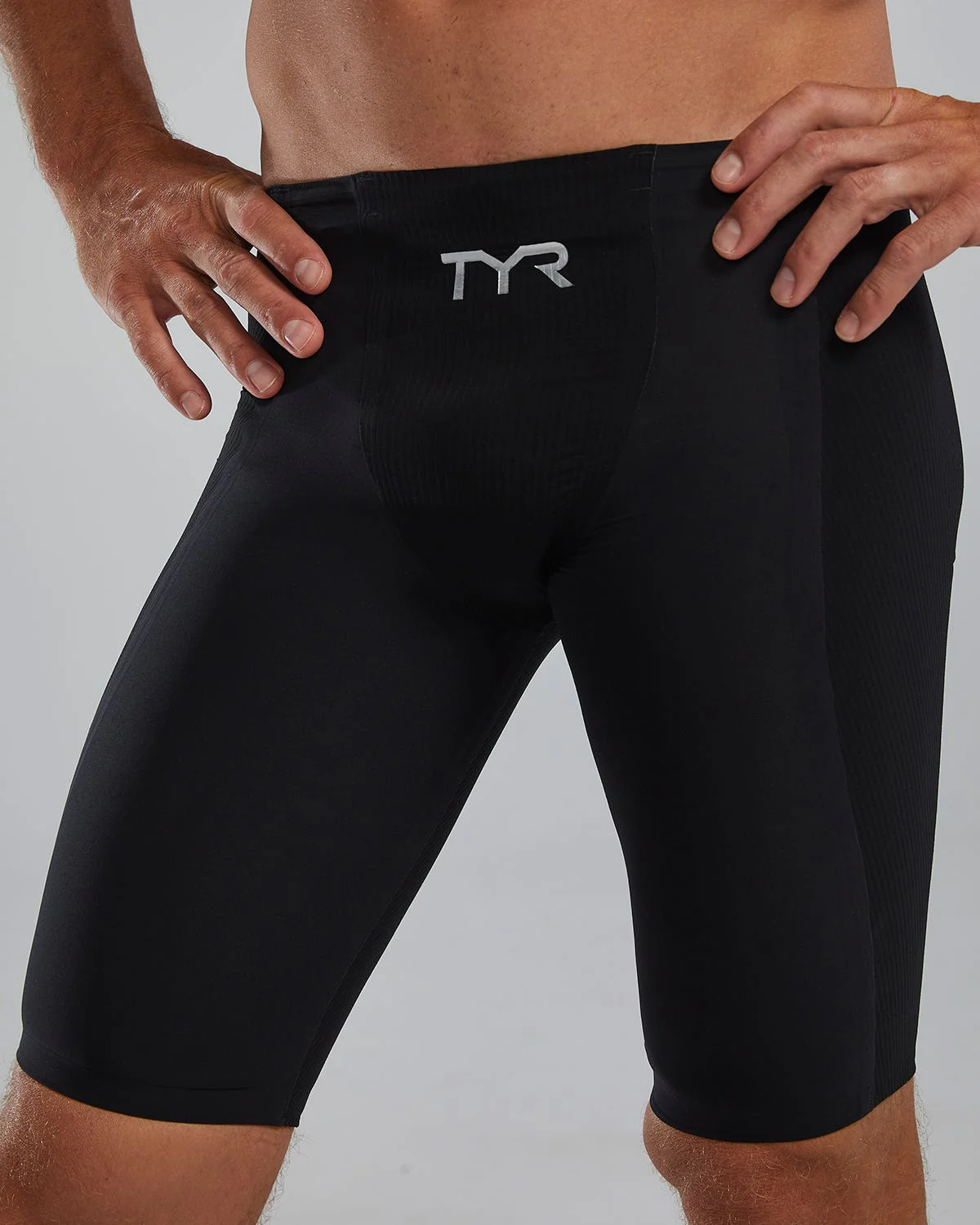 Men's Shockwave High-Waist Jammer Tech Suit - Solid 6 Men's Shockwave High-Waist Jammer Tech Suit - Solid