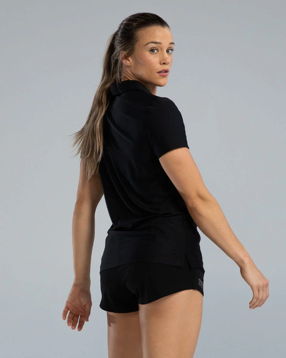 Women's ClimaDry™ Short Sleeve Polo - Solid 2 Women's ClimaDry™ Short Sleeve Polo - Solid