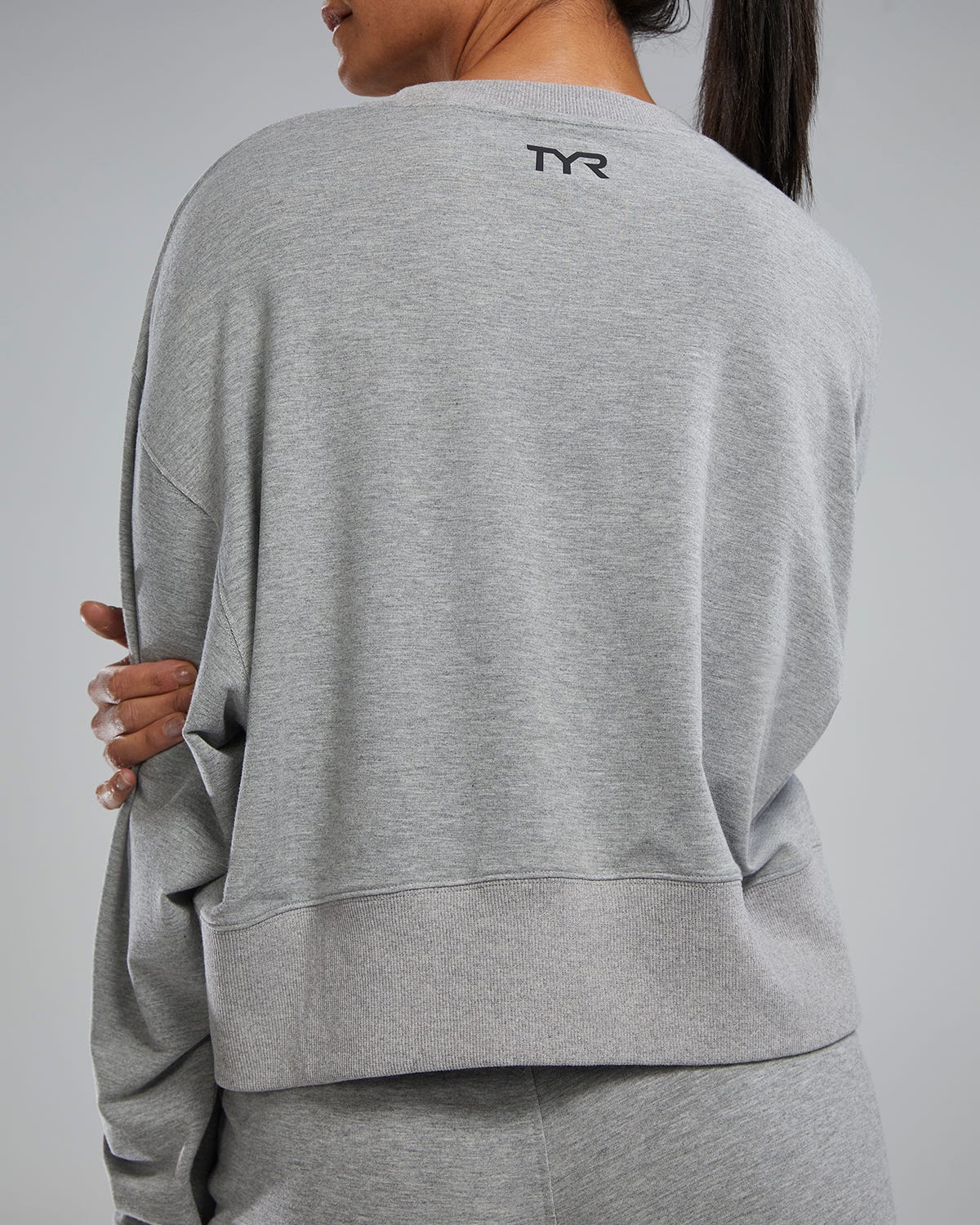 UltraSoft Women's Midweight Terry Cropped Crew 15 UltraSoft Women's Midweight Terry Cropped Crew