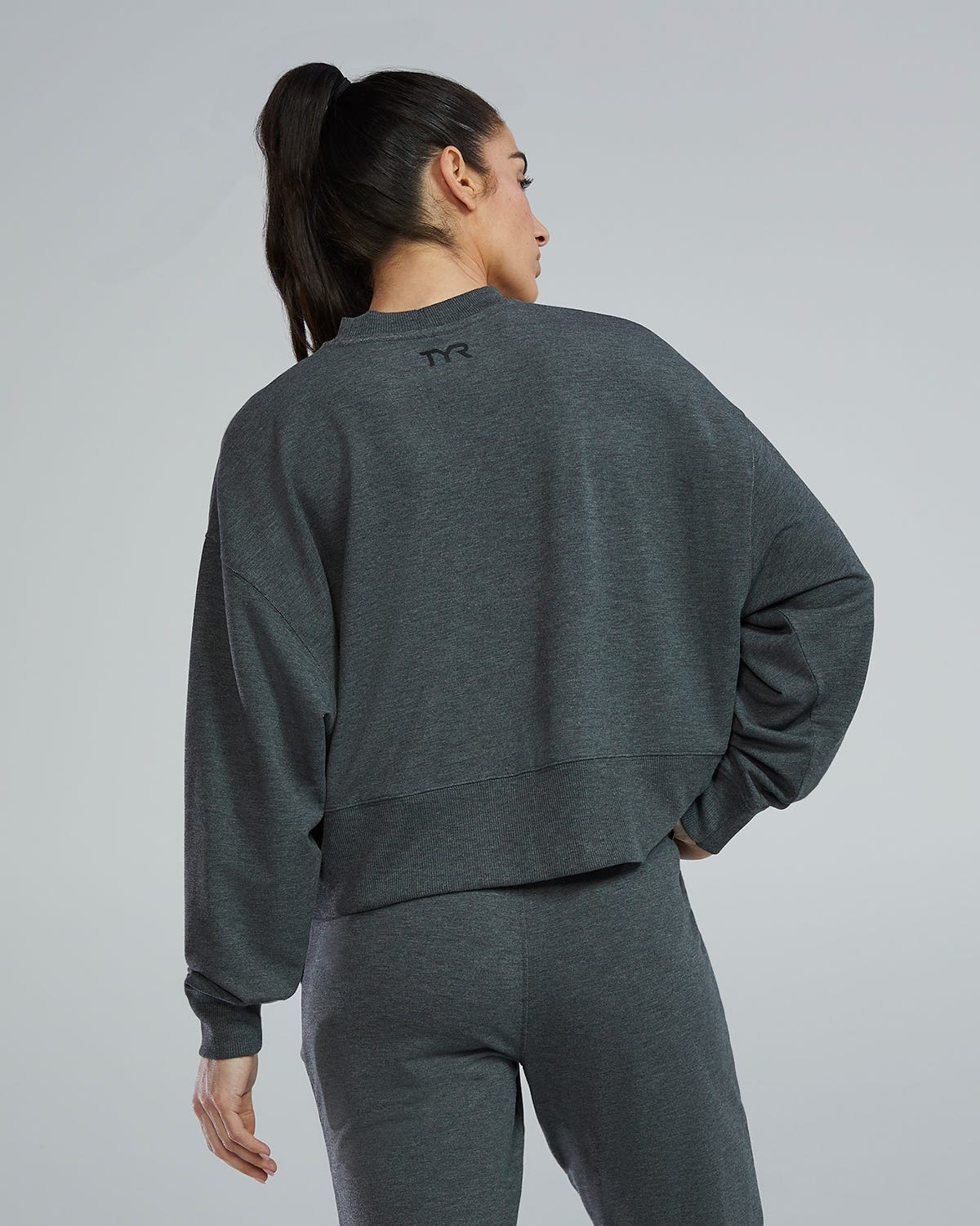 UltraSoft Women's Midweight Terry Cropped Crew 18 UltraSoft Women's Midweight Terry Cropped Crew