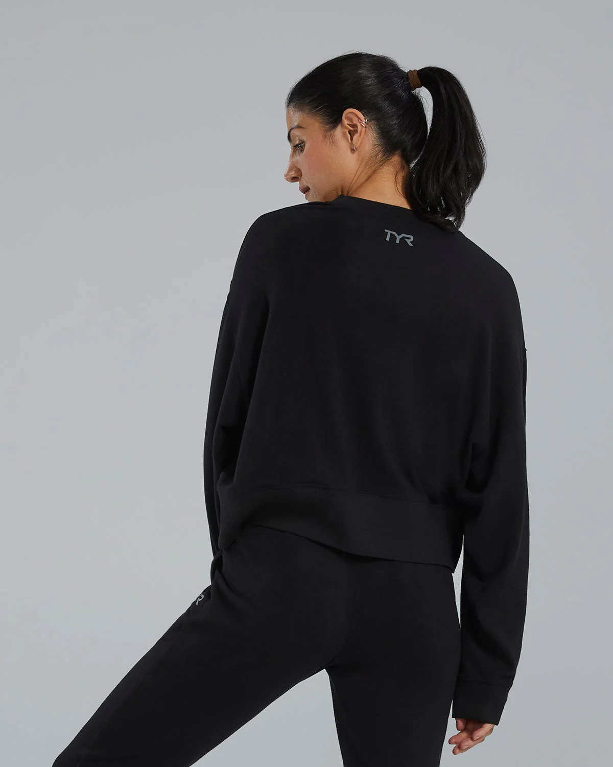 UltraSoft Women's Midweight Terry Cropped Crew 2 UltraSoft Women's Midweight Terry Cropped Crew